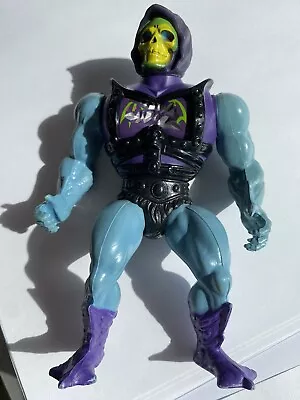 MOTU Battle Armor Skeletor Figure Vintage Masters Of The Universe He-Man 1984 • $6