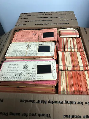 Large Box Of Filmsort Computer Punch Cards Slide Microfiche • $125