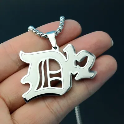 Hip Hop Eminem RAPPER D12 Titanium Steel Necklace Pendants 28  Chain Stan Box • $19.99