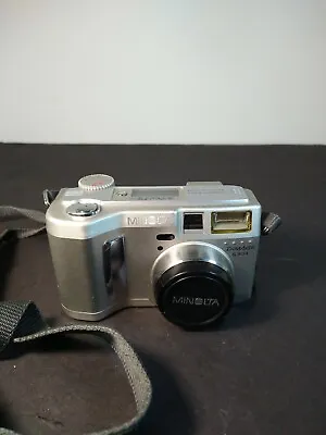 Digital Camera Konica Minolta Dimage S304 3.3 MP Sliver 4X Opticsl Zoom-Works • $19.99