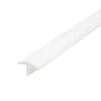 Outwater Plastic T-molding 9/16 White Flexible Center Barb Tee Moulding • $89.99