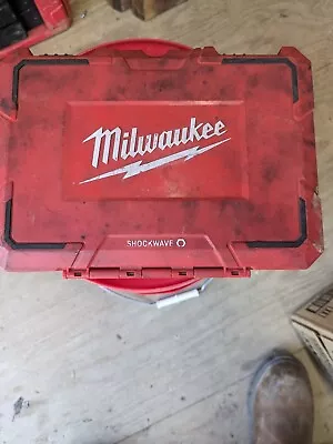 Milwaukee Shockwave Socket Set 3/8 • $10