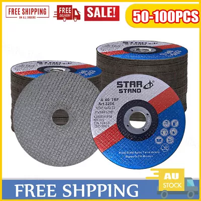 50-100PCS 5  125mm Angle Grinder Cutting Discs - Thin Cut Off Wheels For Metal • $31.69
