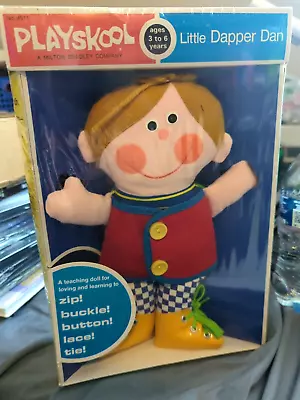 NEW SEALED VINTAGE Little Dapper Dan Playschool Doll 1972 Hong Kong 4511 • $199.99