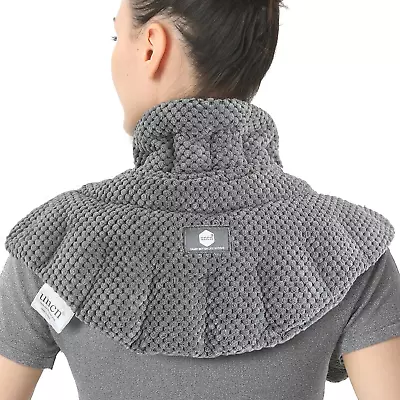 Microwave Heating Pad For Neck Shoulders Back Pain Relief | Large Moist Weighte • $37.99