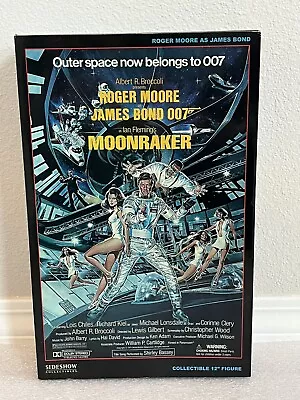 Sideshow Toys ROGER MOORE James Bond 007 MOONRAKER 1/6 12” Action Figure Hot New • $119