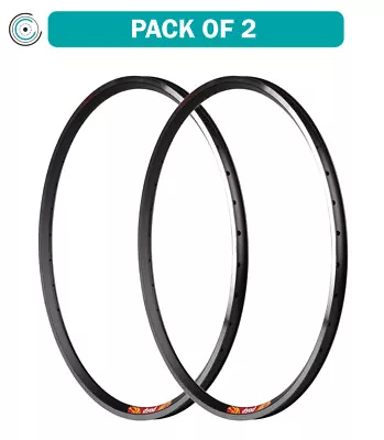 Pack Of 2 Velocity Dyad Rim - 26  Rim Black/Silver 32H Clincher • $166.45