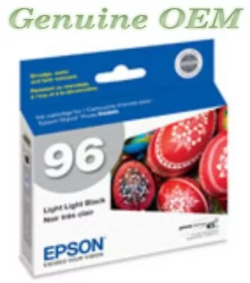 T096920 Original OEM Epson 96 Ink Cartridge Light Black Genuine Sealed • $59.98