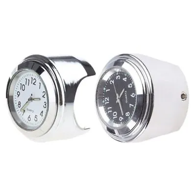 Waterproof Motorcycle Bike Handlebar Mount Clock Watch Aluminum Alloy Dial-Clock • $8.91
