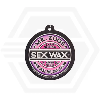 Sex Wax Strawberry Air Freshener Fragrance Mr Zogs Original Genuine Hanging Card • £5.99