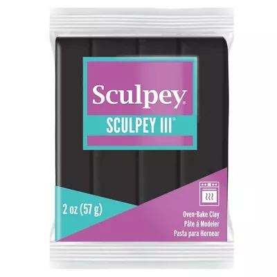 Sculpey III Oven-Bake Clay 2oz-Black • $8.97