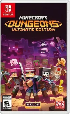 Minecraft Dungeons: Ultimate Edition - NSW (Original Case And Cartridge) • $19.99