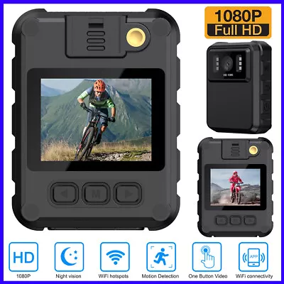4K Mini Camera Camcorder Body Police Cam With Audio Video DVR IR Night HD Cam • £5.82