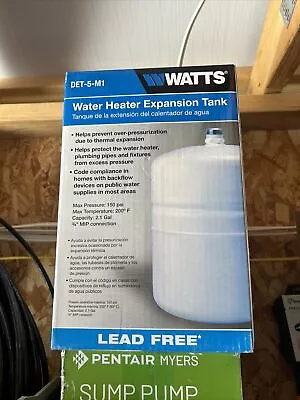 Watts DET-5-M1 2.1 Gallon Water Expansion Tank For Water Heaters • $17.50