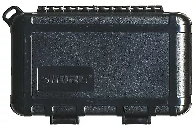 🌟 Shure Black Lavalier Microphone Travel Storage Case With Latches 🌟 • $10.95