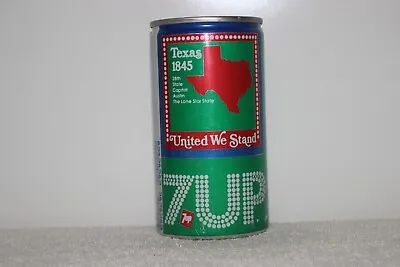 7-up Soda Bi-cenntenial States Can 1976 - Texas - Uncle Sam Puzzle Piece - • $6.73