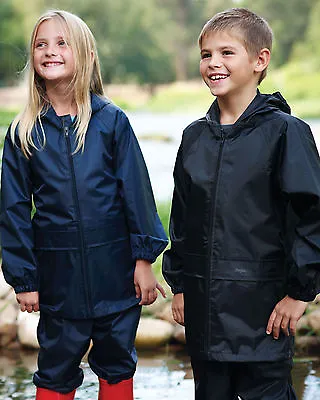 £19.99 • Buy Regatta Kids Navy Stormbreak Jacket & Trouser Waterproof Suit Set Boys & Girls