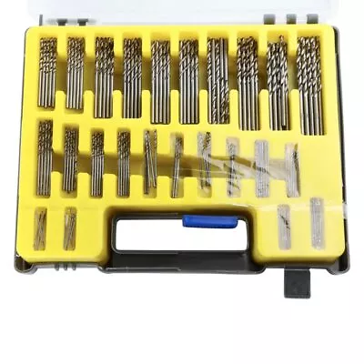 Sale 150PCS Mini Micro Power High Speed Steel Drill Bit Set Twist Kits 0.4-3.2mm • $20.54