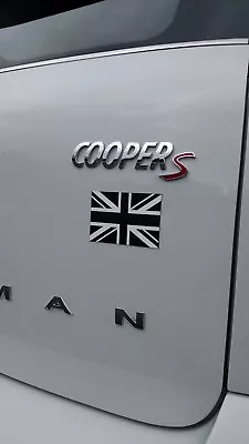 Great Britain Flag Union Jack Black Jack Magnet Emblem For Mini Cooper New USA • $9.99