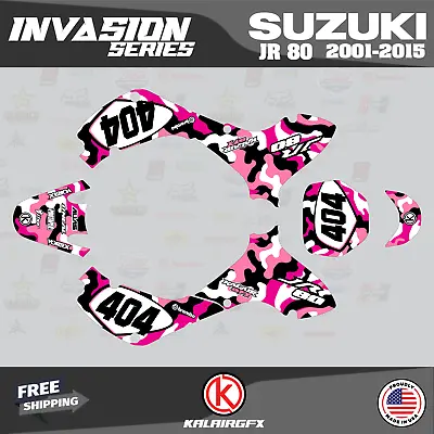 $144.77 • Buy Graphics Kit For SUZUKI JR80 (2001-2015) JR 80  INVASION-pink