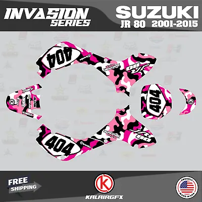 Graphics Kit For SUZUKI JR80 (2001-2015) JR 80  INVASION-pink • $86.60