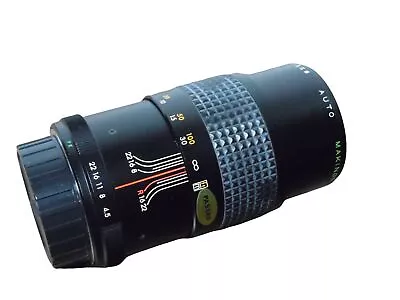 AUTO MAKINON Multi Coated 200mm 1:4.5 LENS FOR MINOLTA 55mm Untested As Is • $5.99
