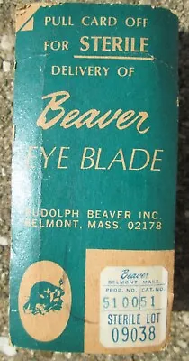 Vintage Beaver Surgical Eye Blade In SEALED Original Package NEW Autoclaveable • $19.99