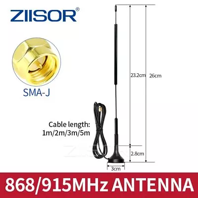 Indoor LoRa Antenna 915 MHz Long Range Aerial For 923 MHz RP SMA Male Low SWR • $9