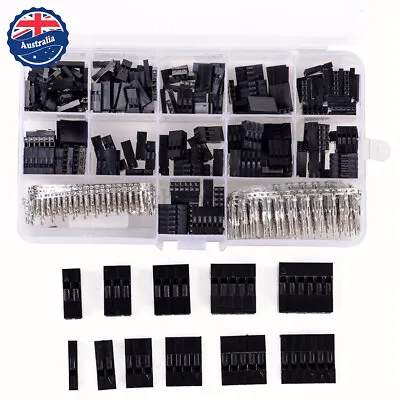 $24.66 • Buy 620Pcs 2.54mm Dupont Pin Crimp Wire Housing Kit Header Female Connector Kit NEW