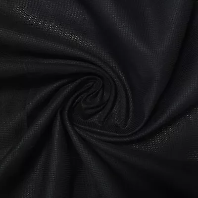 Sale Black 100% Cotton Waffle Dobby Non Stretch Dress Craft Quilting Fabric 58  • £5.84