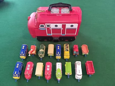 Chuggington Diecast Trains Learning Curve Bulk 16 Engines & Carry Storage Case • $75