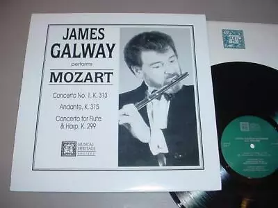 JAMES GALWAY LP Performs Mozart - Musical Heritage Society MHS-913210L • $12.75