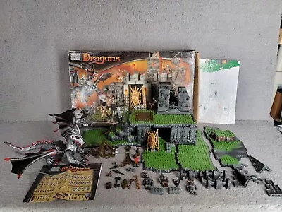 Mega Bloks Dragons Sorcerer's Lair 9886 Partial Set With Box & Manual Incomplete • $29.99