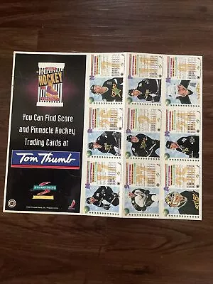 Tom Thumb -Dallas Stars Promotion NHL Hockey Trading Cards Sheet 1994 • $9.99