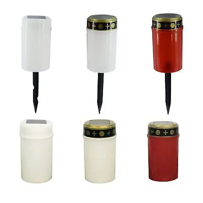 Solar Candle Light IP65 Waterproof Memorial Lamp Solar Light For Bedroom Lawn • £5.92