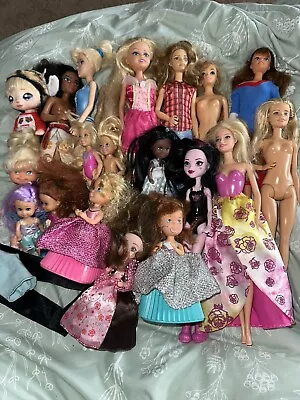 Doll Lot Monster High Barbie Ken Off Brand Cupcake Toys Doll Lot Na Na Na  • $25