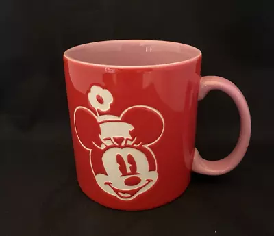 Walt Disney Minnie Mouse Pink And Red Mug 16oz • $15.99