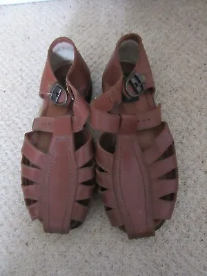 Clifford James Men`s Brown Sandal Shoes  UK Size 9 • £19.99