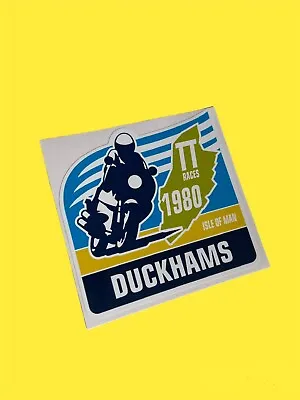 £3.33 • Buy Duckhams Oil 1980 Classic Isle Of Man Vinyl Sticker IOM TT Classic Vintage Motor