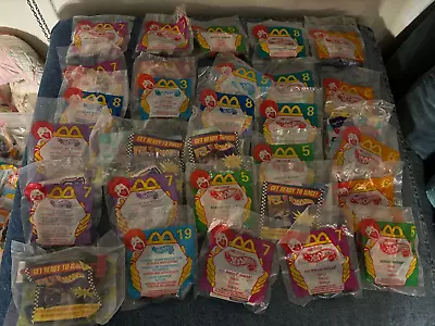 Lot Of 65 Hot Wheels McDonalds Happy Meal Diecast Cars Early 2000s - Sealed • $50