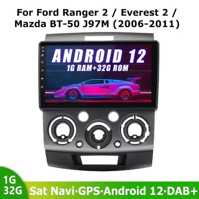 For Ford Ranger 2 2006 -2011 Android Car Radio BT GPS Sat Navi DVD Head Unit DAB • $189.99