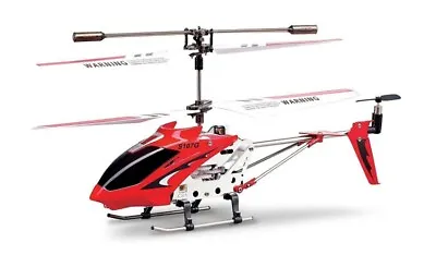 Syma S107G - 3-Channel Remote Control Helicopter With Gyro - Red • $42.46