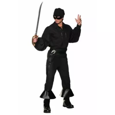 Westley Adult Costume The Princess Bride Movie Dread Pirate Roberts Man In Black • $54.97