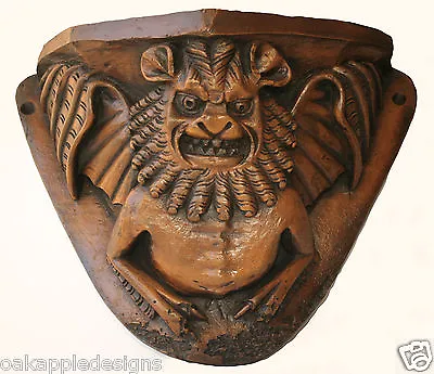 £59 • Buy Medieval Grotesque Gargoyle Cathedral Misericord Carving Mythical Creature Bat 