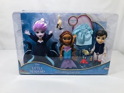 Disney The Little Mermaid Ariel Ursula & Eric Petite Gift Set BRAND NEW! • $64.68