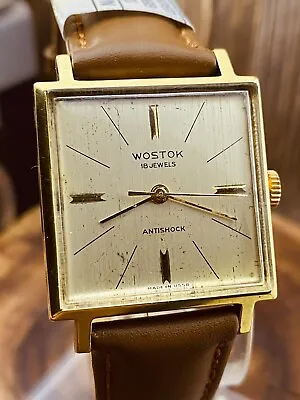 Rare Watch Vintage Wostok Class Square Face!  Limited!  ☭ #5686 • $149.90