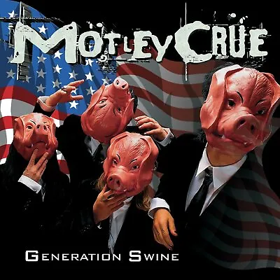 MOTLEY CRUE Generation Swine BANNER HUGE 4X4 Ft Fabric Poster Tapestry Album Art • $24.99