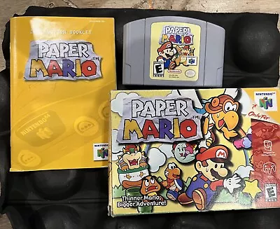 $500 • Buy  Paper Mario - Nintendo 64 N64 - CIB NTSC 