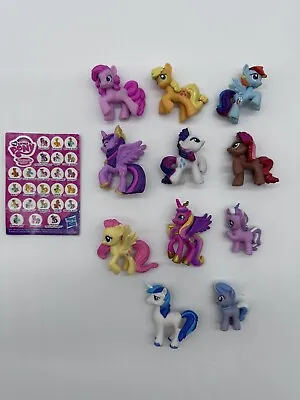MLP My Little Pony Lot Of 11 Mini Friendship Is Magic Figures Plastic 2” Toys • $14