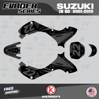 $144.77 • Buy Graphics Kit For SUZUKI JR80 (2001-2015) JR 80  EVADER-smoke
